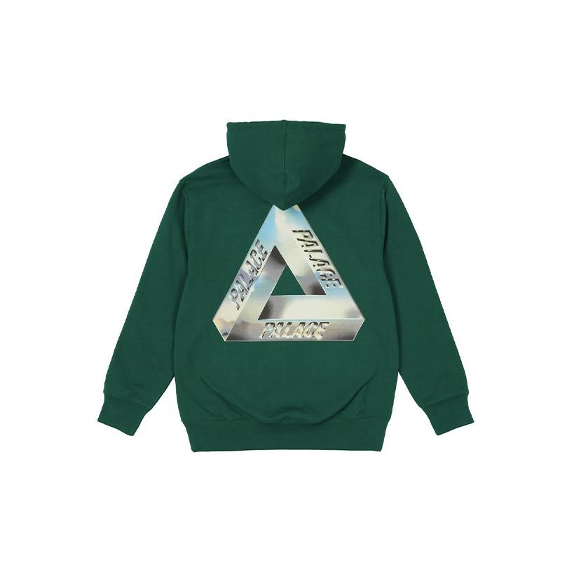 Palace Tri-Chrome Triangle Pattern Hoodie Unisex hoodies Green P20HD052
