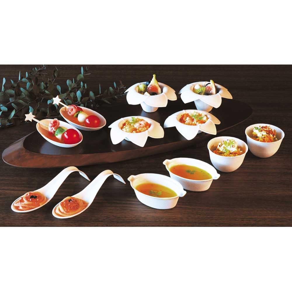 Yamaco Ecopulp Cocottes, 50 pieces, 8.6 x 5.2 x 2.7 cm (H), 28155