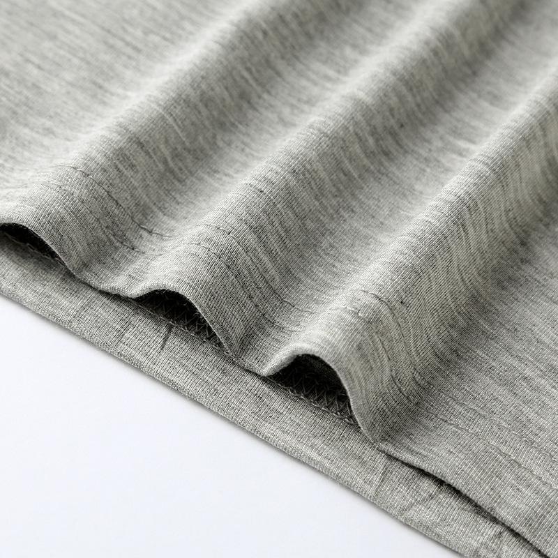 Modal Pajamas Women's Summer New Nightgown V-neck Short-sleeved Simple Women's Pajamas Outside Casual Home Clothes