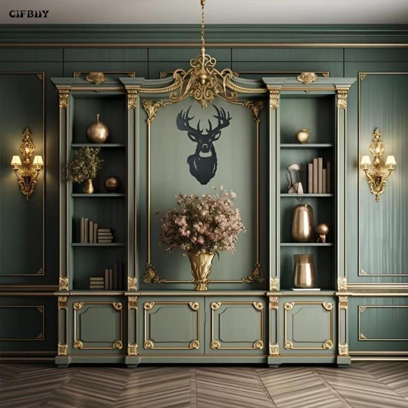 Metal Moose Wall Art Anticorrosive Garden Decor