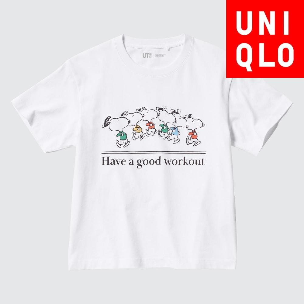 

UNIQLO KIDS PEANUTS UT графическая футболка с коротким рукавом
