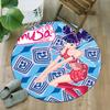 1pc Winx Club  Carpet, Round Rug, Comfortable, Suitable for Entryways, Living Rooms, Office, And Bedrooms, Christmas Decoration