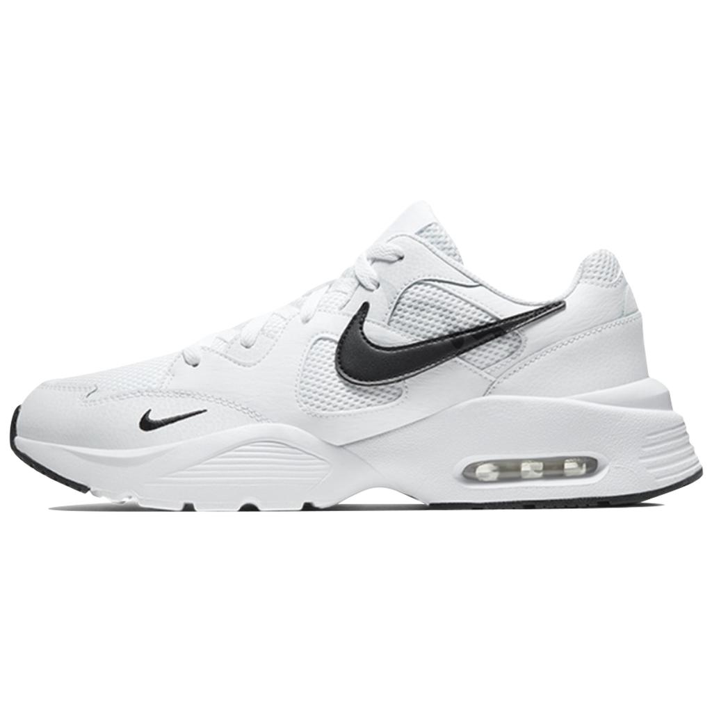 Nike Air Max Fusion Abrasion Resistant Low Top Air Casual City Commuting Running Shoes Men's White Blue CJ1670-102(Team1892-QD)