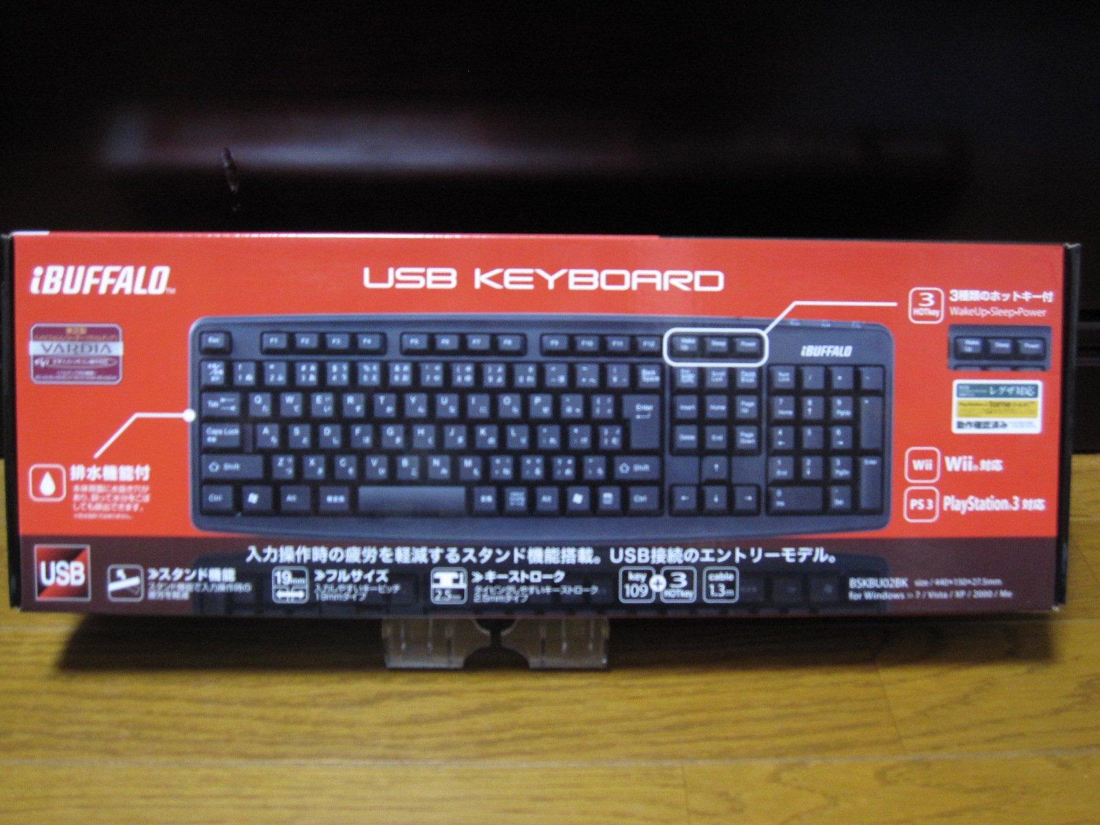 

iBUFFALO Full USB 112 Black with PlayStation and Final Fantasy A Realm BSKBU02BK Keyboard, Connection, Japanese, Keys, [Compatible 4, PS4, PS3, Wii, чорний