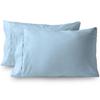 2Piece Brusheds Microfiber Queen Pillowcases Stains Resistant with Envelope Style for Bedroom Elegances