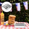 Stainless Steel Storage Box Kitchen Supply Butter Container Holder for Home Food Mini-fridge Baking Tray