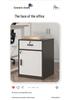 Modern Minimalist Filing & Archive Cabinet with Lock for Home & Office Storage