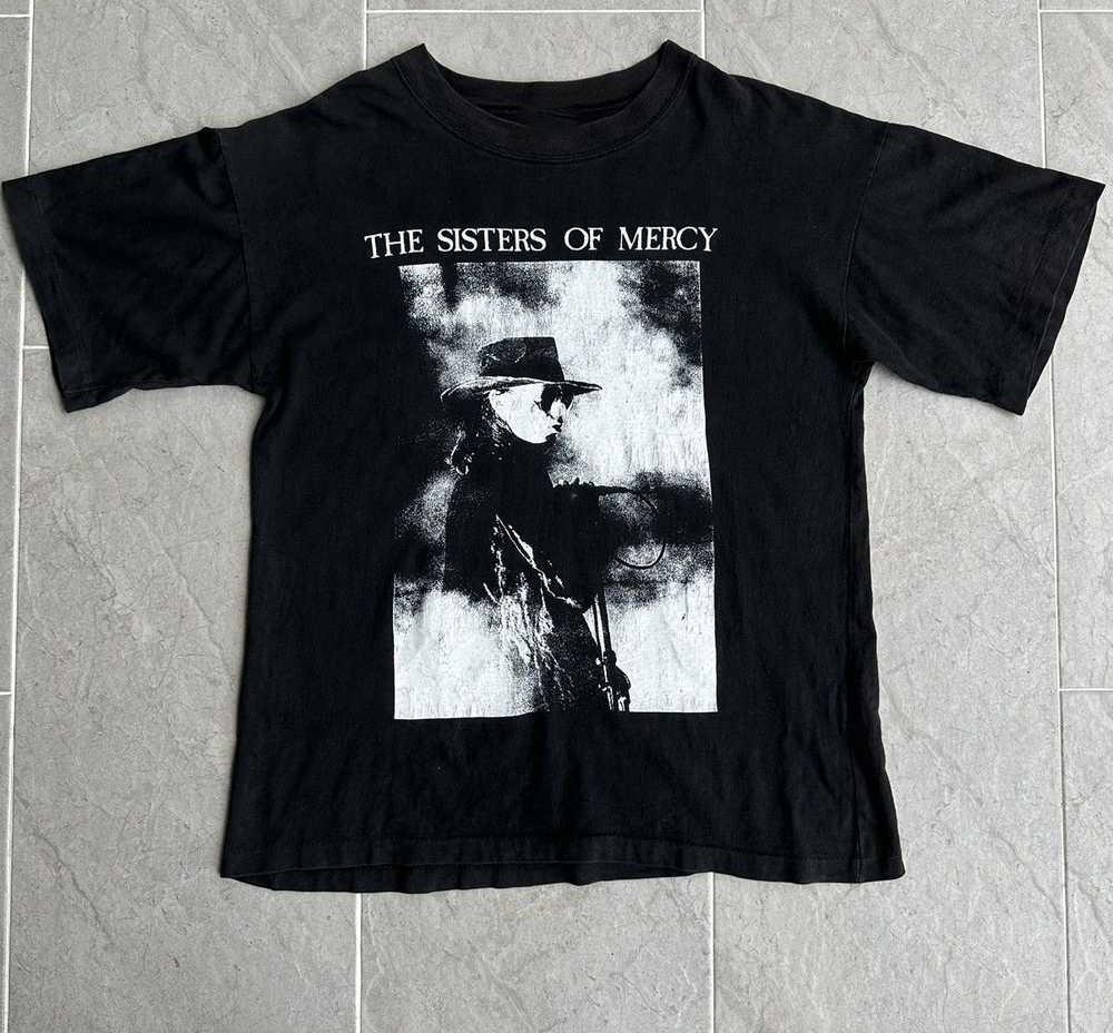 VTG The Sister Of Mercy Band Heavy Cotton Black All Size T Shirt UR536 XL