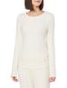 Gelato Pique Puffed Jacquard Pullover PWCT235267 OWHT Free Size Women's