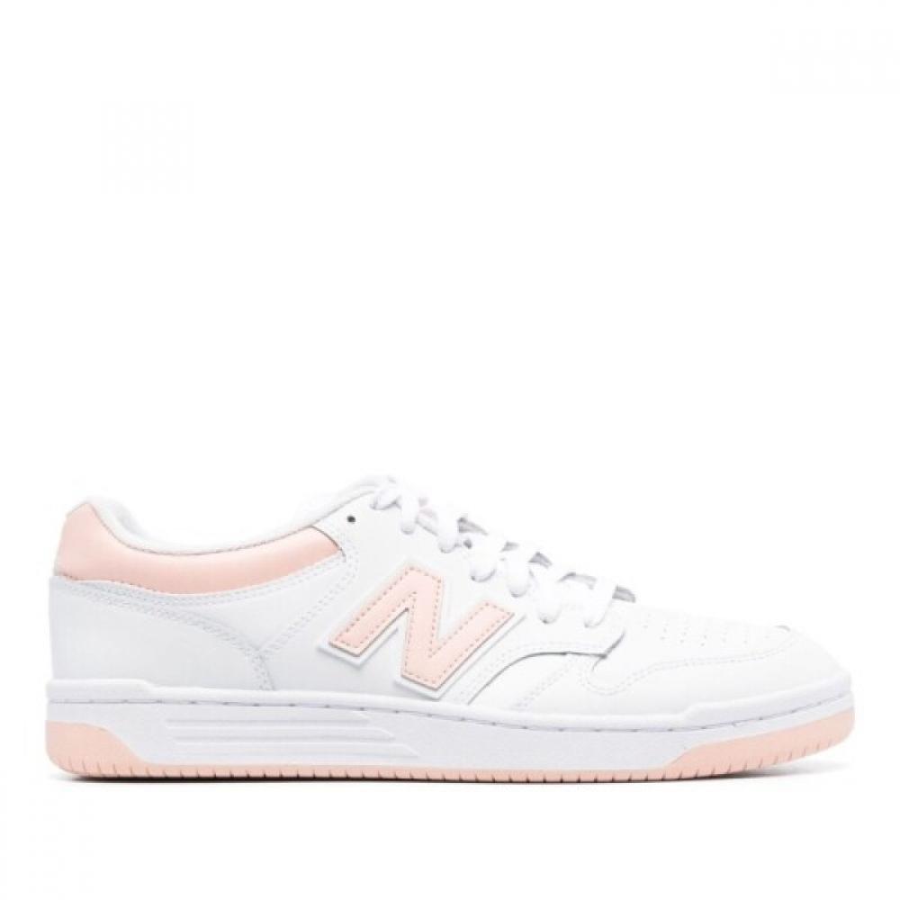 

New Balance White Pink Haze Bb480 Low Top Sneakers Bb480lph White IT40.5