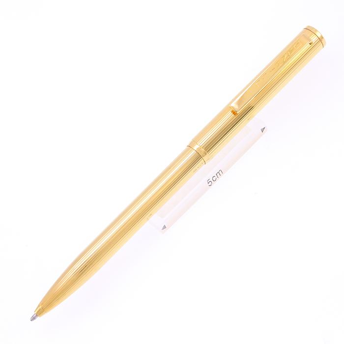 

USED Dunhill Line Gold‑Plated Ballpoint Pen (1970s–80s) золотий