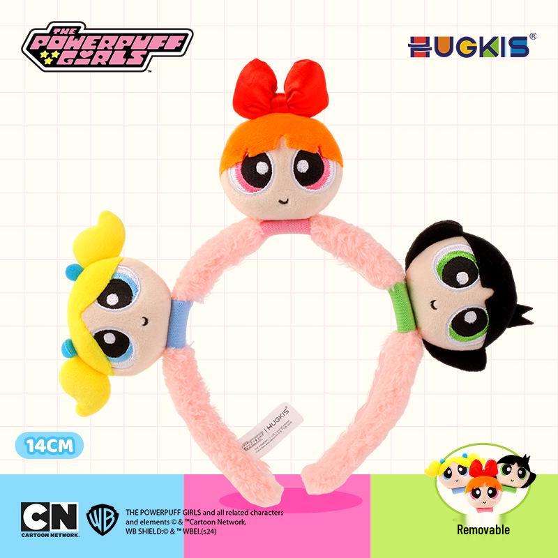 Warner Bros. Powerpuff Girls Plush Headband: Cute Cartoon Hair Accessory for Kids Officially Licensed