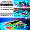 DC5V WS2813 (WS2812B Updated) Smart RGB LED Strip Individuaily Addressable Light Tape 30/60/144leds Black/White PCB IP30/65/67