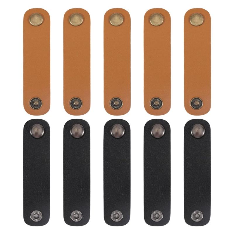 

10Pcs Soft Leather Scarf Holder Clip Secure Button Designs for Clothing Shawl Decoration 1