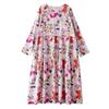 DIMANAF New 2026 Women Plus Size Spring Summer Beach Long Dress Elegant Lady Loose Oversize Maxi Floral Print