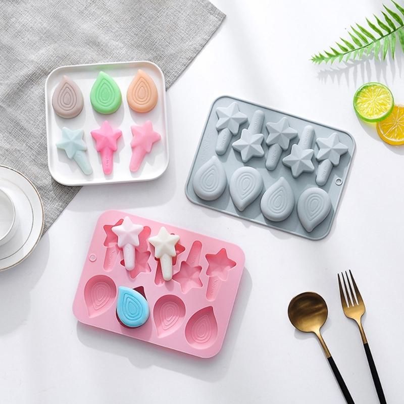 Stampo in Silicone per Pastelli da Pittura Tazza Disegno Bambino Stampo per Cupcake Cioccolato Fondant Strumenti Decorazione Torta Stampini per Pasta di Caramelle