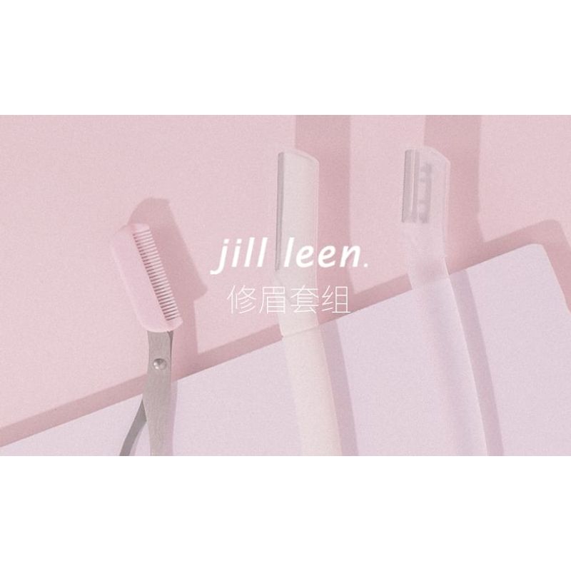 JILL LEEN - Set of 3: Eyebrow Scissors and Razor