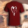 Heart Paw Print T-Shirt | Pick Your Color! | Dog/Cat Mom