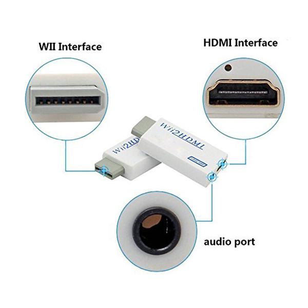 Ubuy Wii Hdmi Adapter Wii To HDMI Converter Adapter Connect Wii To