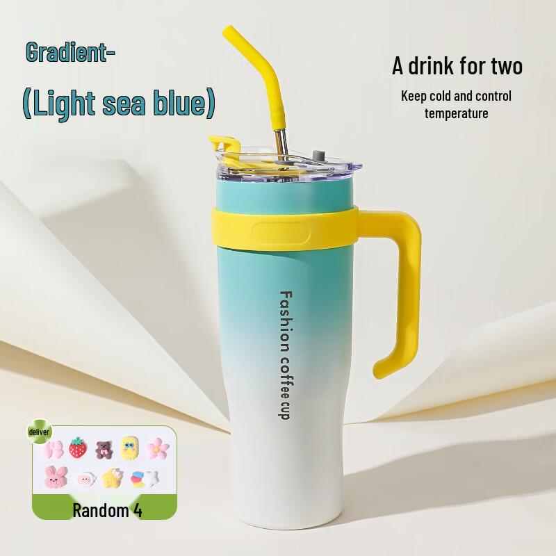 Xiaoyueya Jumbo Double-Drink Insulated Tumbler 1.2L