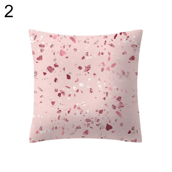Geometric Pattern Heart Cushion Throw Pillow Case Sofa Cover Bed Car Cafe Decor