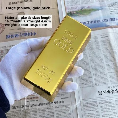 Large Fake Gold Bar Door Stopper Creative Door Wedge Advertising Prop Accessories
