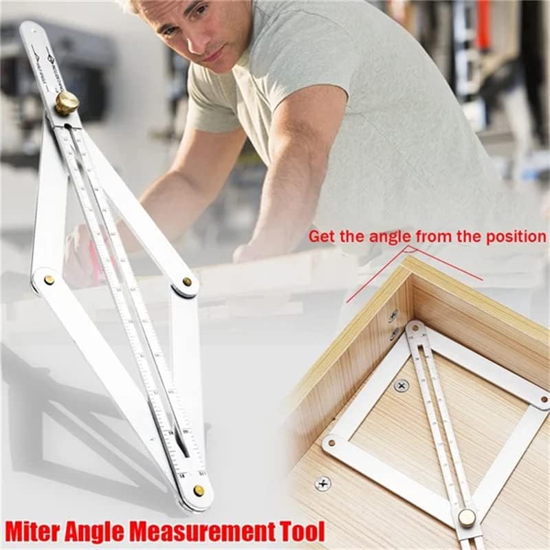 2022 New Premium Corner Angle Finder, Stainless Steel Protractor Digital Angle Finder with Scales, Miter Saw Bevel Gauge and Corner Angle Finder for