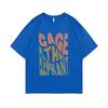 Limited Cage The Elephant Pritn Tshirt Short Sleeve Men Women Fashion Casual Oversized T-shirts Tops Men's Hip Hop Streetwear