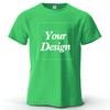 Custom PRINT T Shirt 100 Cotton Customized Your Design Tshirt Diy Photo Logo Text Men Women Short Sleeve Long Sleeve Tee Shirt