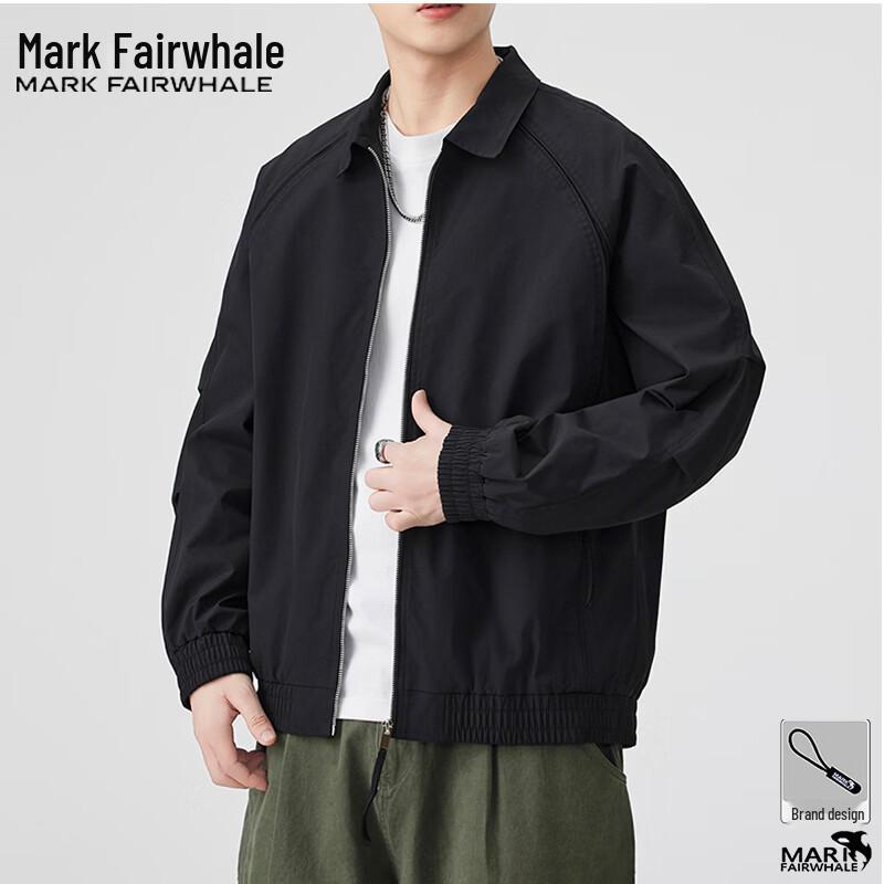 Mark Fairwhale Men's American Style Loose Fit Casual Workwear Jacket