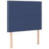 Bed Frame without Mattress Blue 100 x 200 cm Fabric