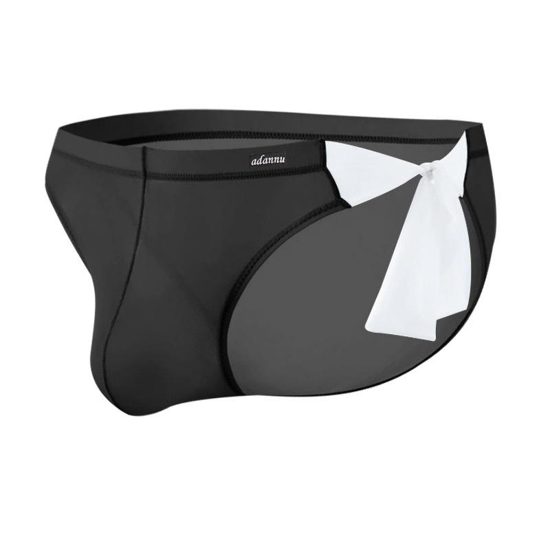 Σέξι ανδρικά εσώρουχα Hollow Bandage, Ice Silk Soft ανδρικά σλιπ με χαμηλή μέση, διαφανές εξαιρετικά λεπτό εσώρουχο Quick Dry U Convex σώβρακο