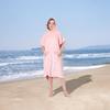 Unisex Quick-Dry Microfiber Hooded Poncho Towel for Adults – Ideal for Beach, Swimming, Diving, and Changing.