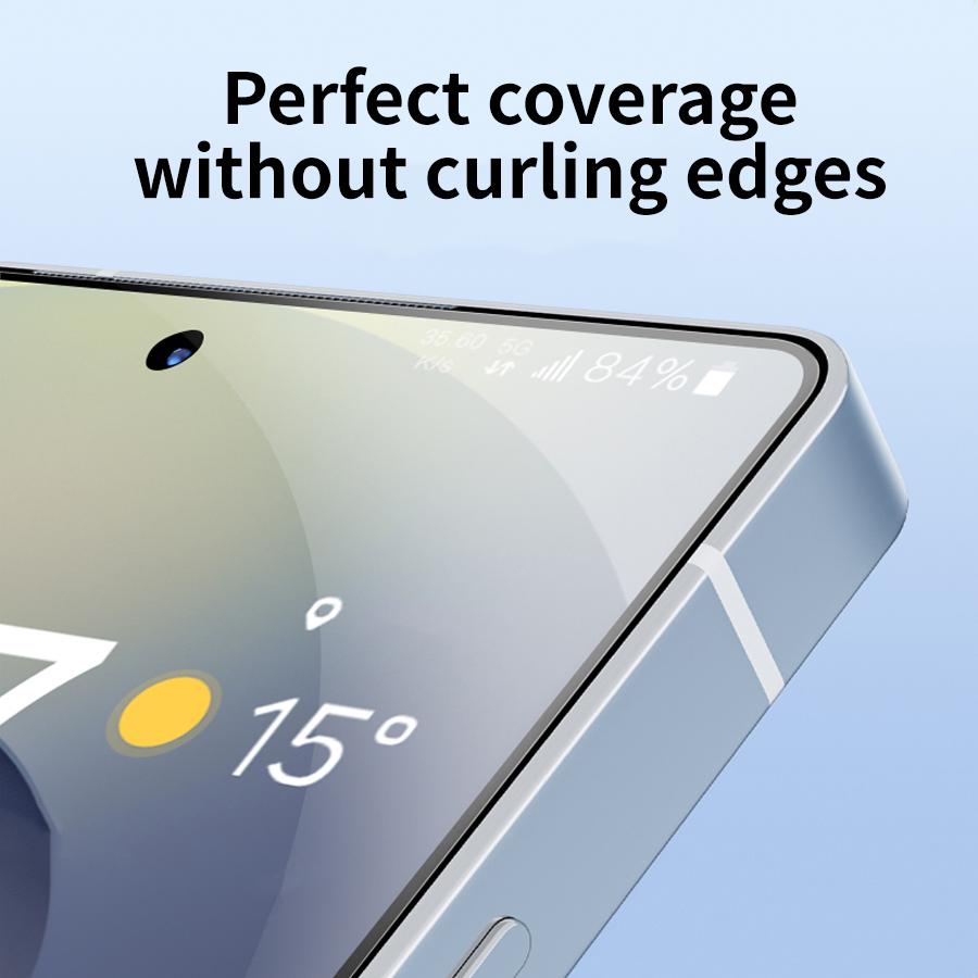 For Samsung Galaxy S25 S24 S23 S22 Ultra Plus Full Curved Tempered Glass Screen Protector