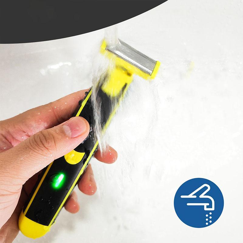 Hybrid Electric Shaver and Beard Trimmer Suitable for Men Equipped with A 5-in-1 Facial Short Comb and Body Hair Trimmer Kit