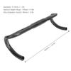Bike Drop Bent Lenker 420mm 31,8mm Straße Fahrrad Carbon Faser Glänzend Lenker Fahrrad Zubehör