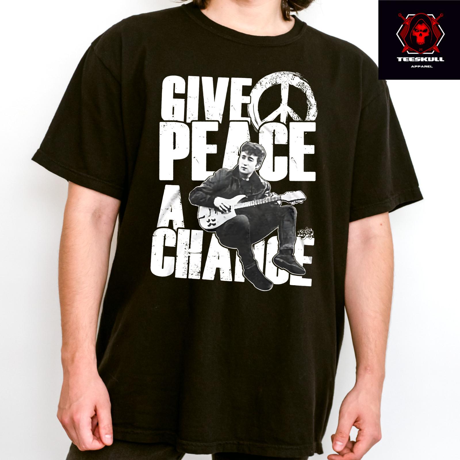 

26 Bob Dylan Give Peace a Chance Heavy Cotton Unisex T-SHIRT S-3XL Unisex T-Shirt 5XL різнокольоровий