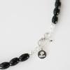 LEUNI Onyx Silver Necklace_Ellipse