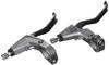 SHIMANO Left and Right Set with Brake Silver BL-T4000 Cables, (BL-T4000SET)