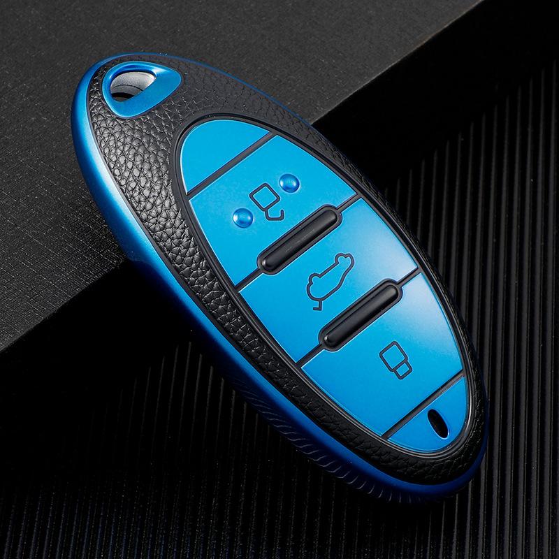 TPU bilnøkkeldeksel Smart fjernkontroller Nøkkelveske Beskytter Nøkkelringholder Autotilbehør For FAW Besturn T77 Pro B70 T99 T55 T33