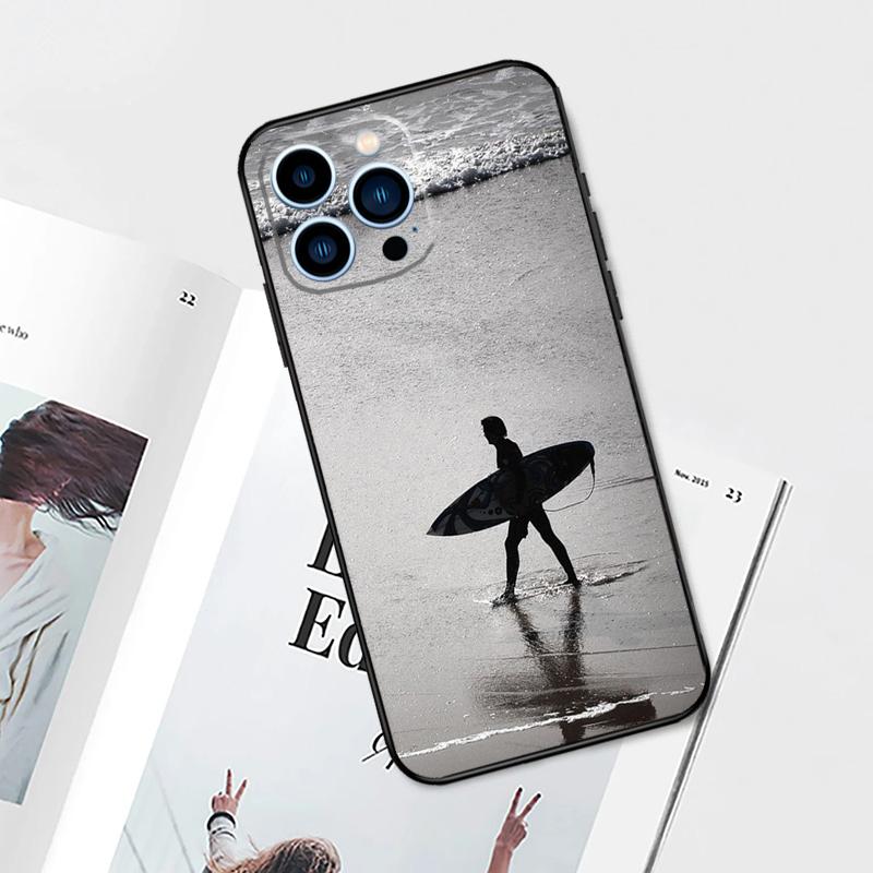 Surfer Surf Hang Loose Shaka Case For iPhone 17 Pro Max 17 Air 11 14 15 16 Pro Max 12 13 mini 16 Plus 16e Phone Cover