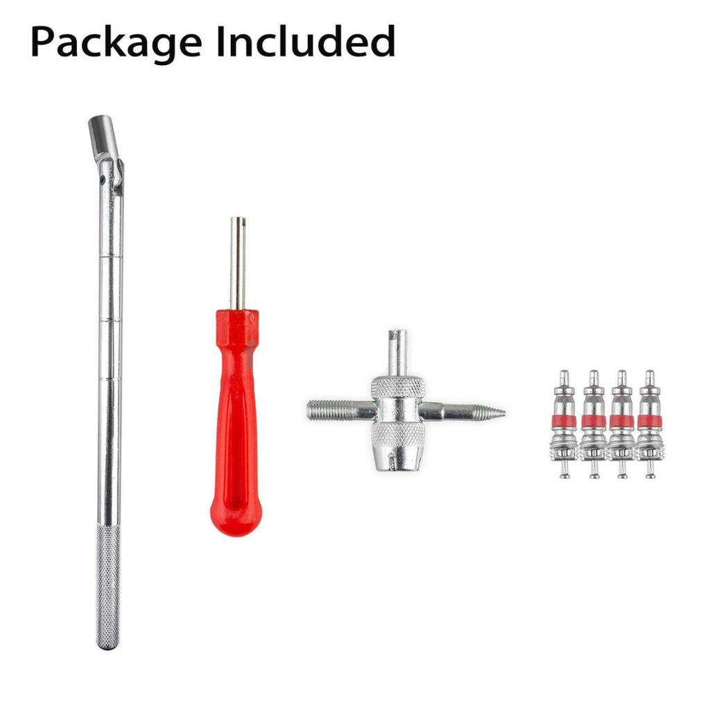 Valve Stem Installation Remover Repair HD Chrome Puller Car Tire Plug Core  Handle Tire Valve Stem Core Remover Screwdriver Tire Repair Install Tool