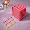 Creative Art Projects 1 Set Polymer Clay Thickness String Rollers, Rolling Guide 0.5-5mm, with Storage Jewelry Making Kits Base, Strip Roller