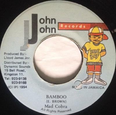 7-Zoll Schallplatte MAD COBRA - Bamboo NONE John John Recor 1994 Jamaika Reggae, Ska & Dub Gebraucht