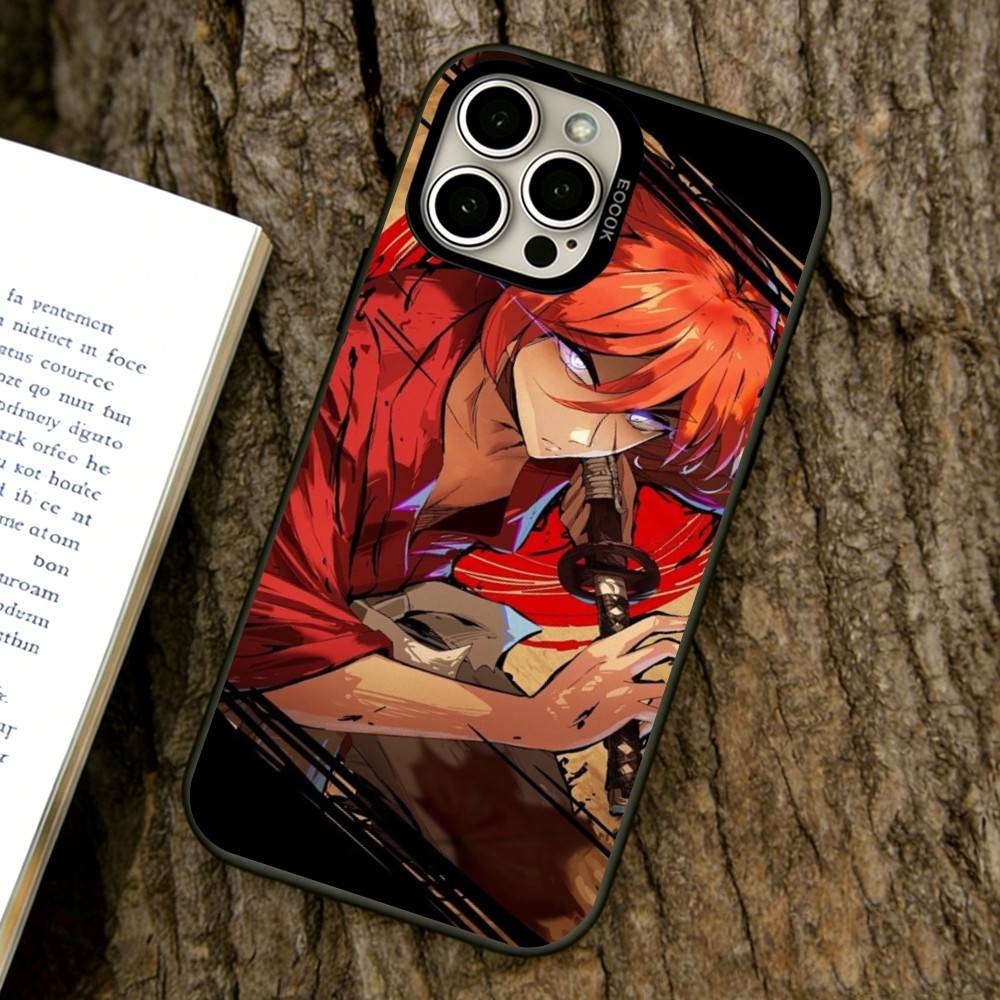 

Rurouni Kenshin Phone Case For iPhone 17,16,15,14,13,12,11 Plus,Pro Max,XS,Colorful Silver Black Cover iPhone16