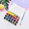 24 Grids Watercolor Paint Tray Acrylic Paint Box Portable Mini Watercolor Palette  Student Outing