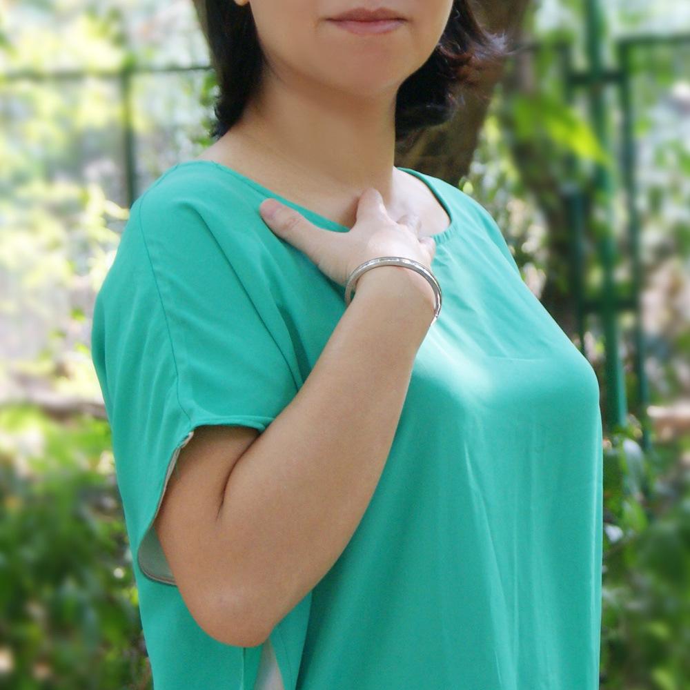 Male And Female Couples Versatile Simple Bracelet, Platinum-Plated Cold Wind And Smooth Surface Bracelet