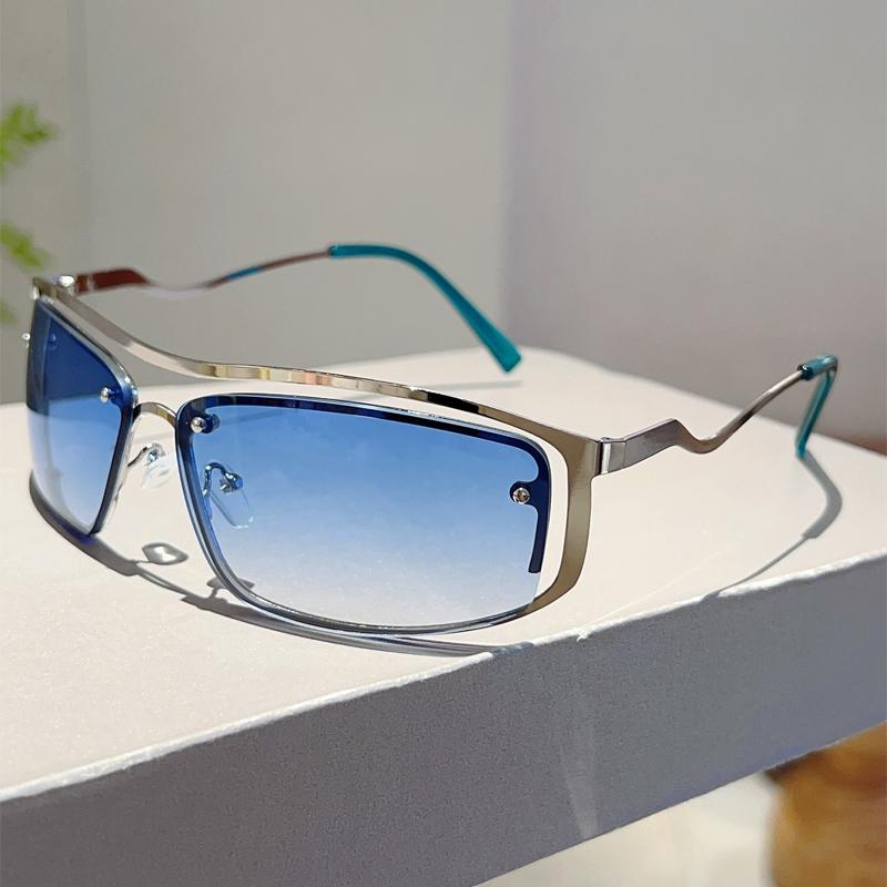 Fashion Sunglasses Women New Irregular Rim Gradient Outdoor Shades Ins Trendy Luxury Brand Design Stylish Sun Glasses