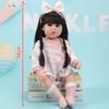 56Cm Reborn Simulation Barbie Gift Doll Baby Soft Gel Girl Toy Set Children's Doll