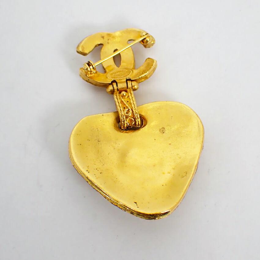 [Pre-owned] CHANEL Colored Stone Brooch/j74-40